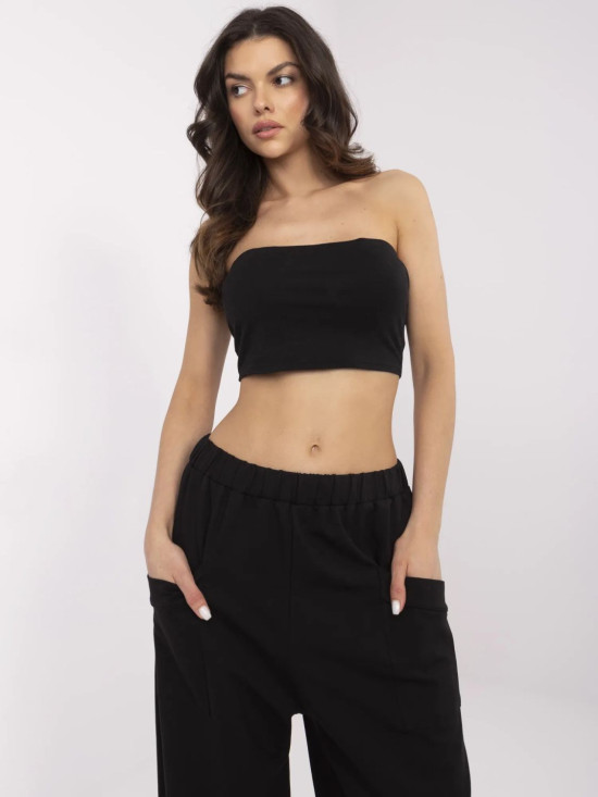 Stylische schwarze Sporthose