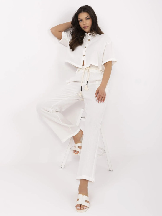 Eleganter Komplett mit kurzen Ärmeln