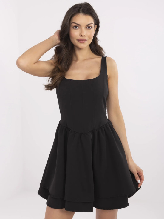 Elegantes schwarzes Cocktailkleid