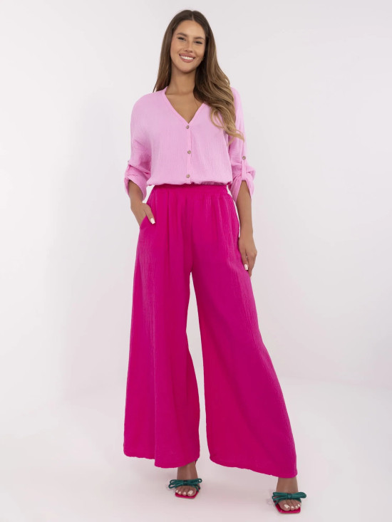 Stylische Palazzo-Hosen in Pink