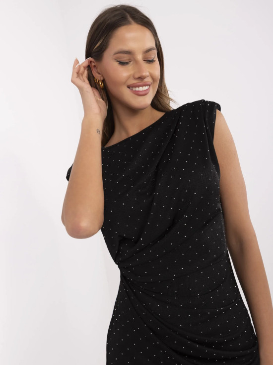 Elegantes Midi-Kleid mit Applikation