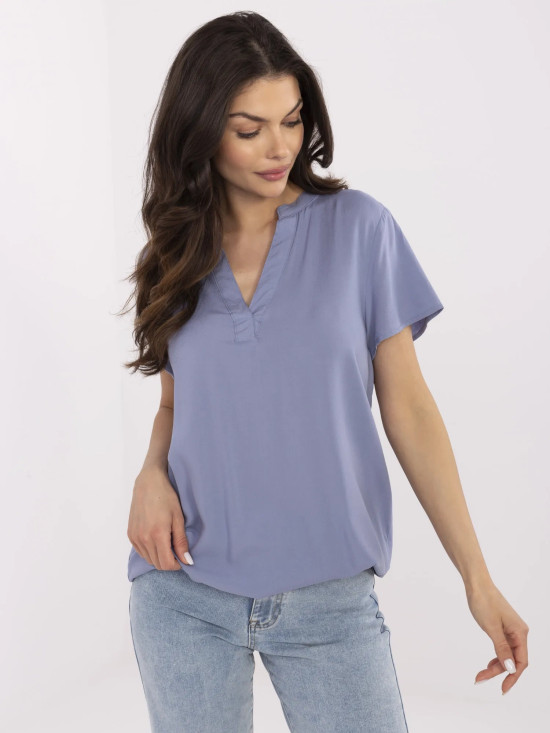 Stilvolle Bluse mit V-Ausschnitt