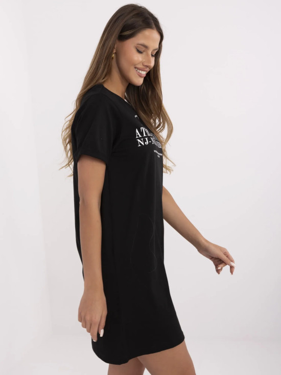 Elegante schwarze Bluse