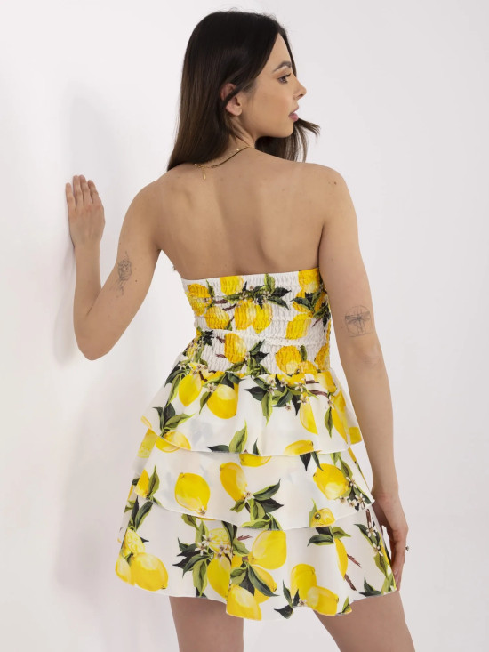 Ausgestellte Sommerkleid in Ecru