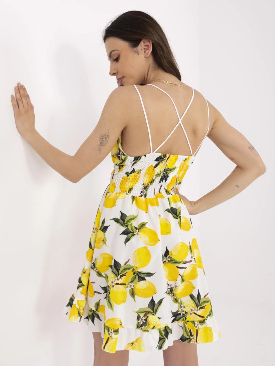 Ausgestellte Sommerkleid in Ecru