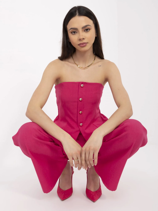 Eleganter Komplettanzug in Rosa