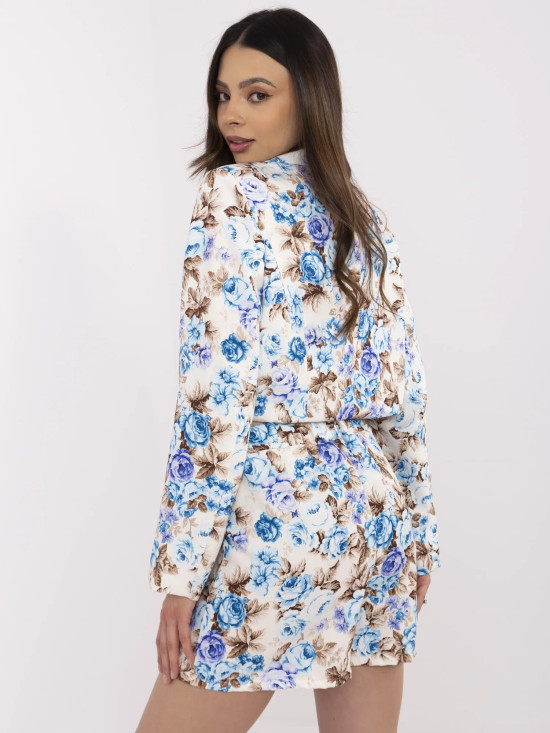 Eleganter Komplettanzug mit Blumenmuster