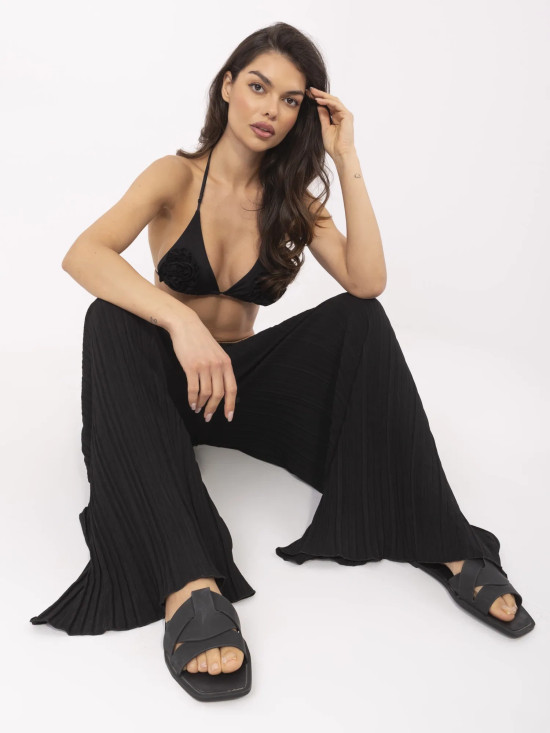 Stylische schwarze Hose