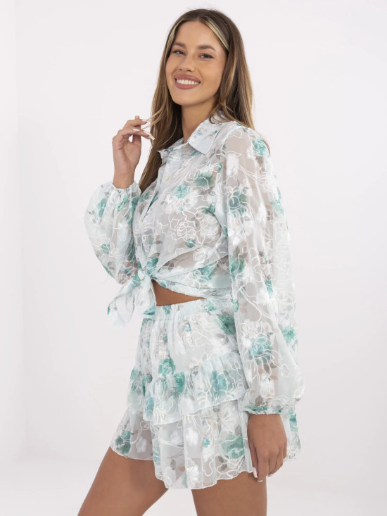 Elegantes Set mit Blumenmuster