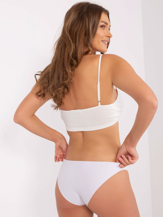 Weiße nahtlose Damen-Slips