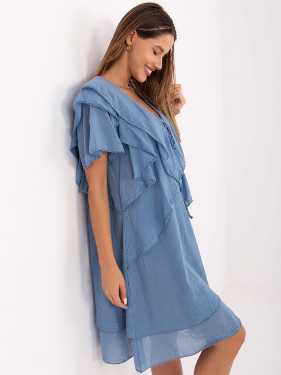 Oversize Kleid in Dunkelblau