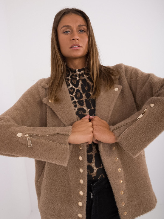 Beige Übergangsjacke