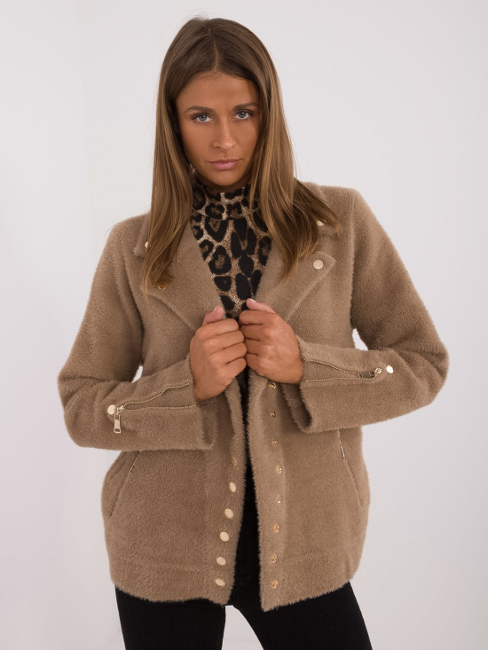 Beige Übergangsjacke