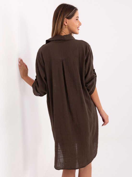 Oversize Kleid mit 3/4 Ärmeln