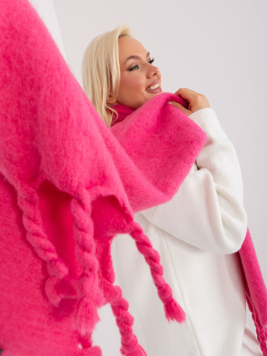 Eleganter rosa Schal