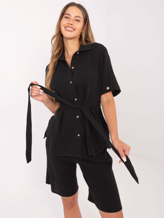 Eleganter Komplett mit kurzen Ärmeln