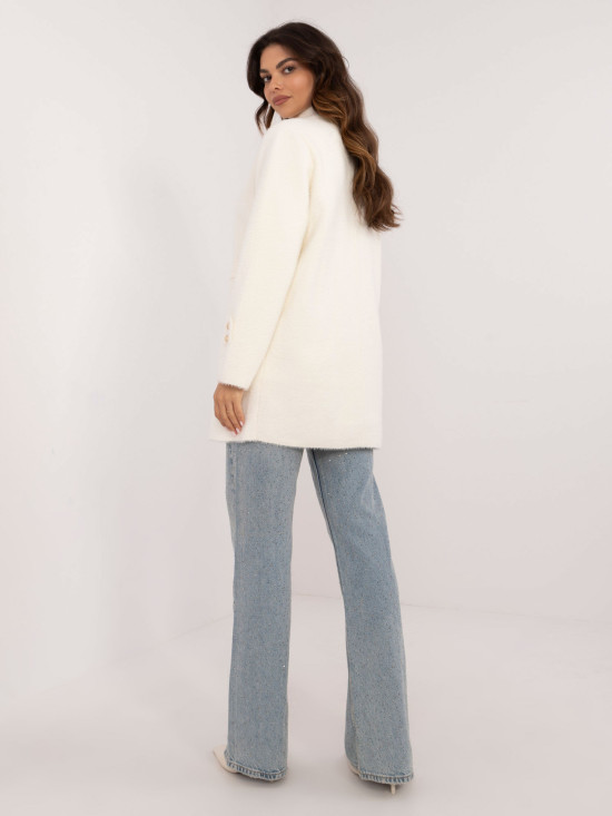 Eleganter ecru Mantel