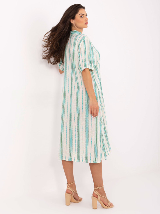 Oversize Sommerkleid mit V-Ausschnitt