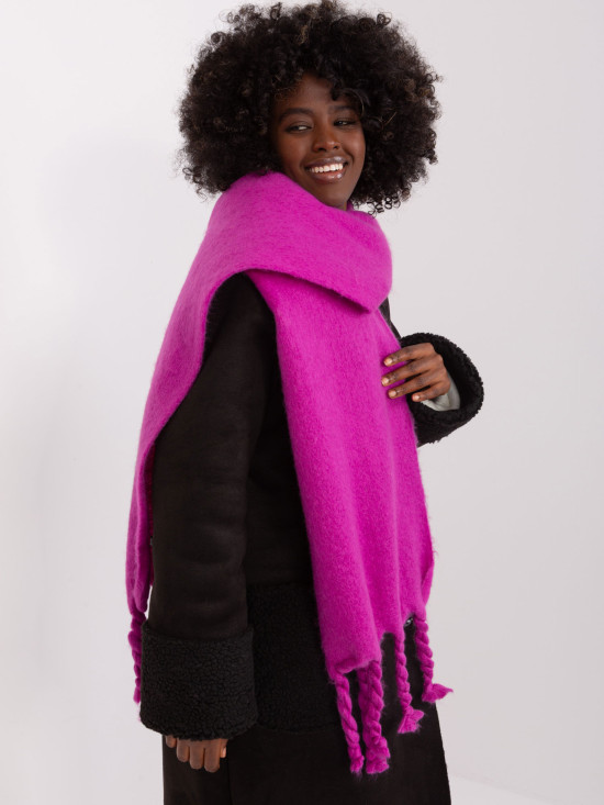 Lila Schal aus hochwertigem Polyester