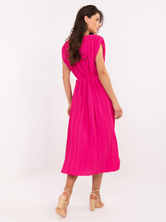Elegantes Midi-Kleid in Rosa