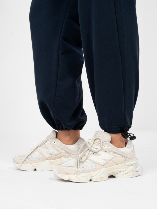 Damen Jogginghose in Dunkelblau mit hohem Bund