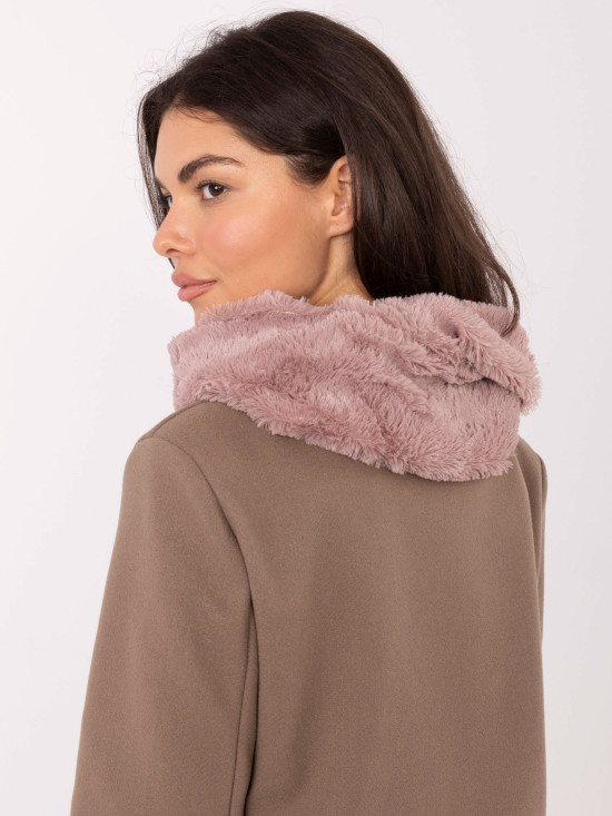 Damen-Schlauchschal in zartem Violett, glatt