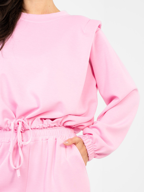 Damen-Set in Rosa mit Bindung und hohem Bund