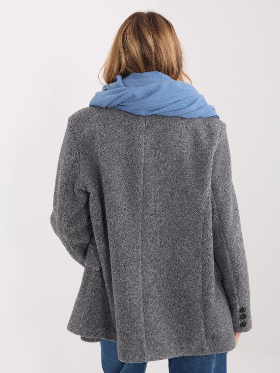 Stilvoller Schal in Grau-Blau
