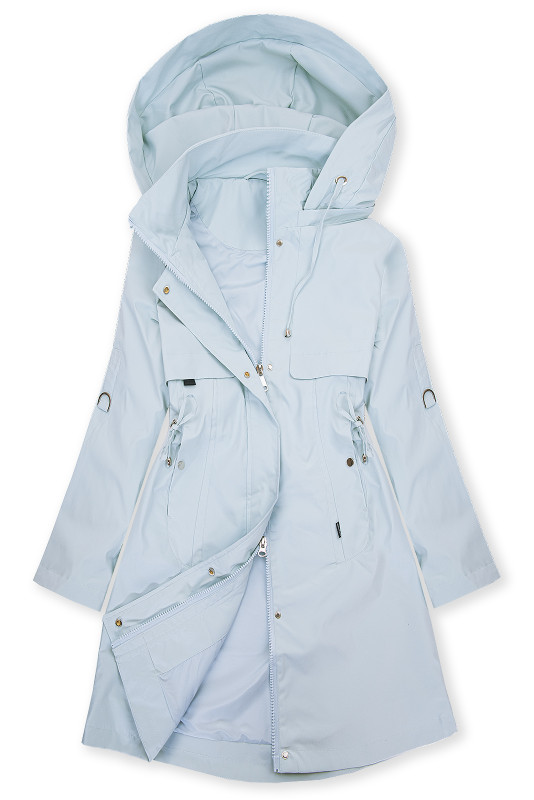 Hellblauer Parka für Frühling/Herbst