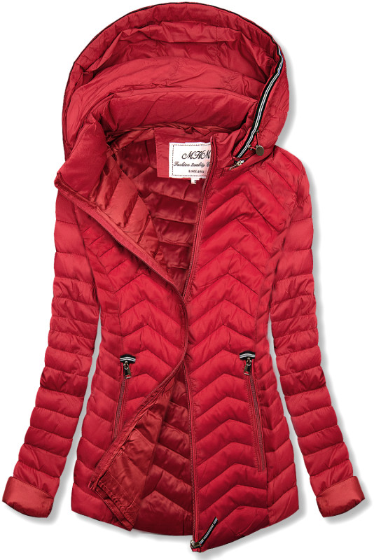 Leichte Übergangsjacke Weinrot