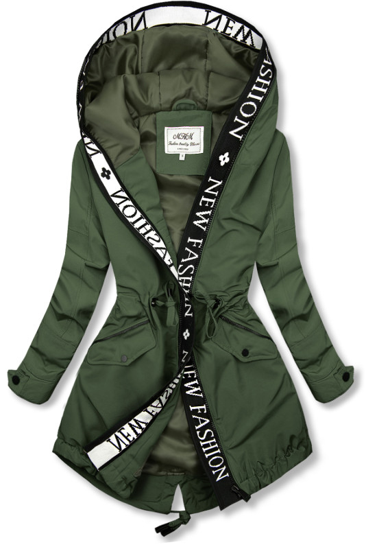 Parkajacke mit Kapuze FASHION Olivgrün