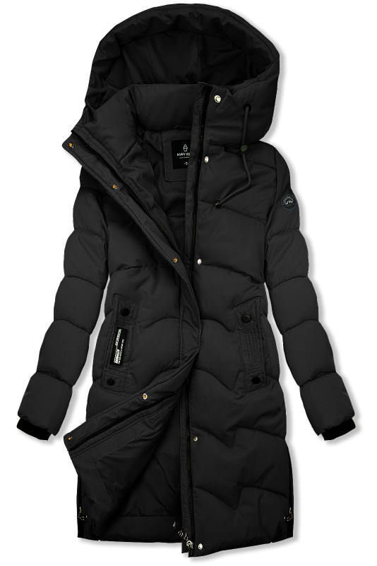 Winterjacke mit Kapuze SNOW Schwarz
