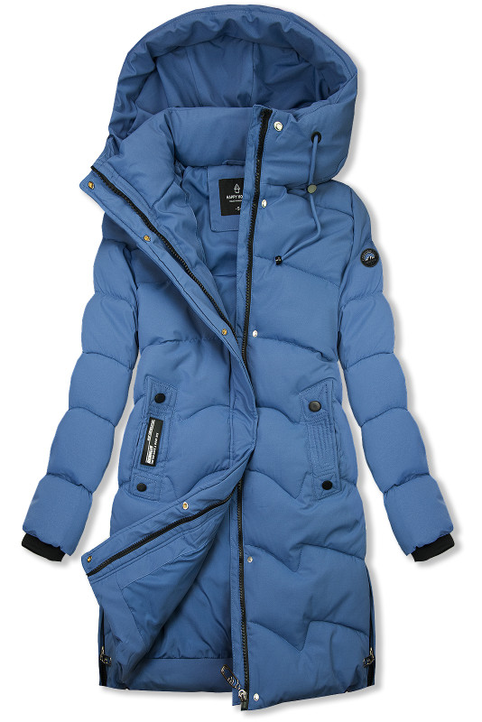 Winterjacke mit Kapuze SNOW Blau