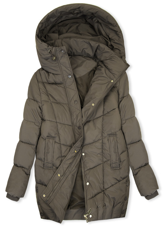 Steppjacke für den Winter Taupe