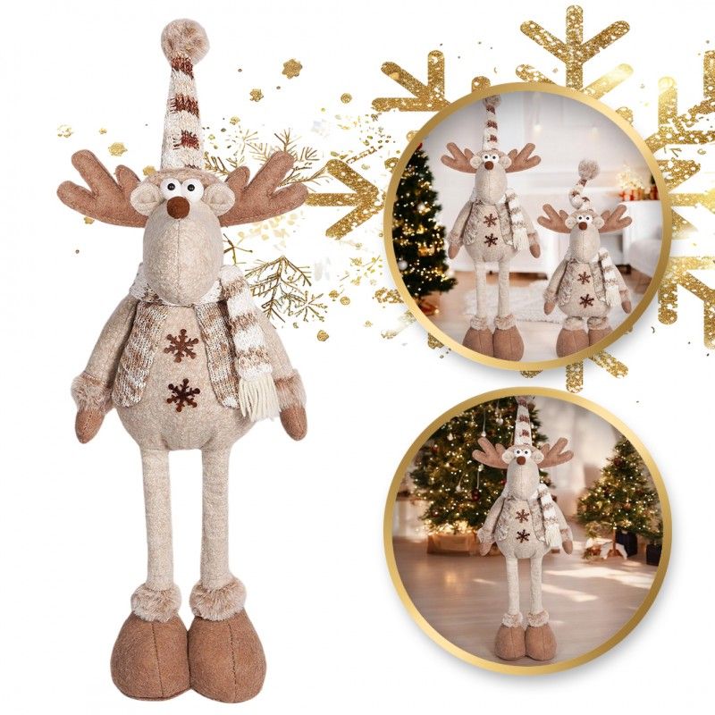 Weihnachtsplüschfigur RENTIER 60 cm