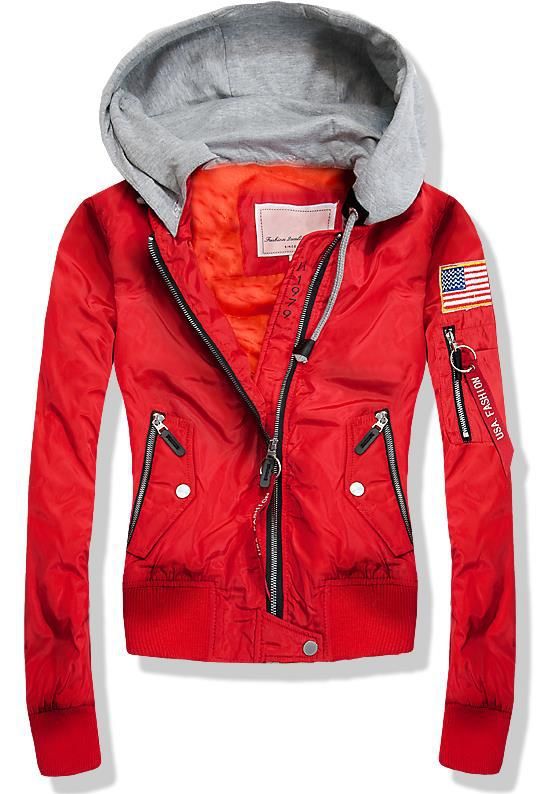 Bomberjacke rot W560