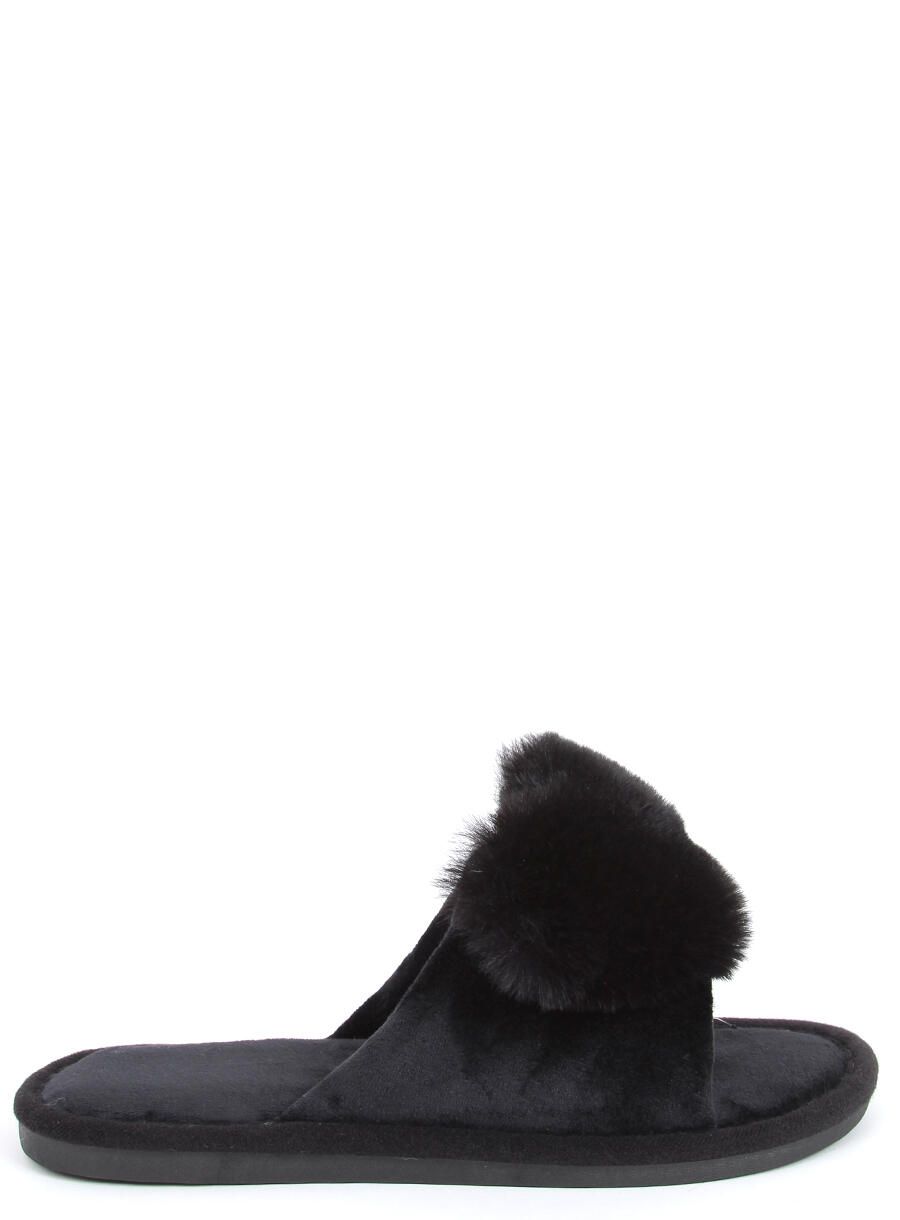 Hausschuhe mit Herz Schwarz