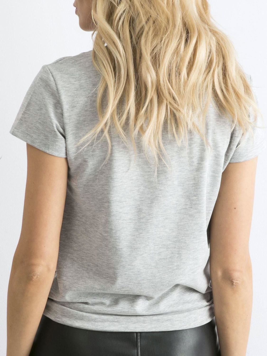 Graues T-Shirt Peachy
