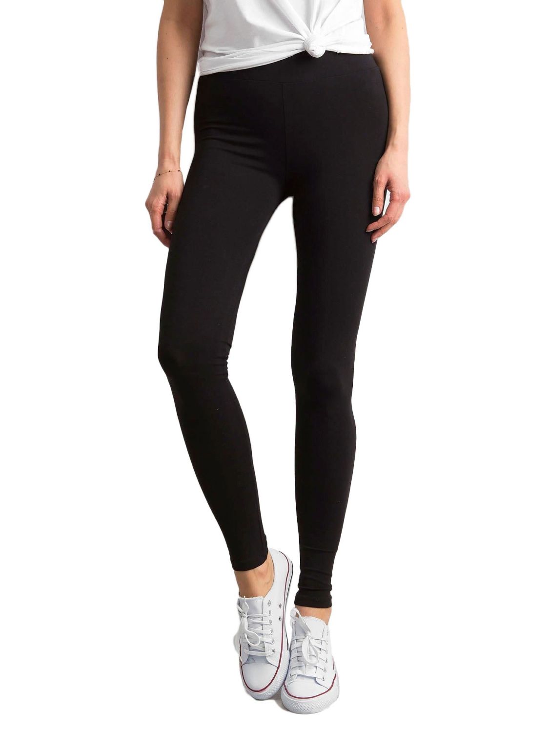 Schwarze Basic Leggings