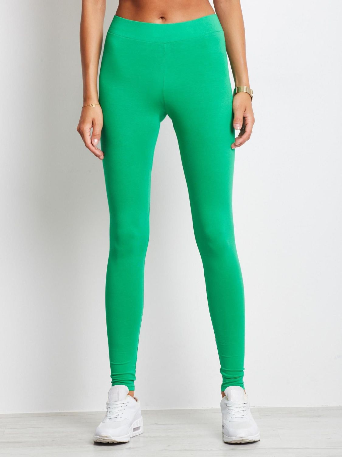 Grüne Basic Leggings