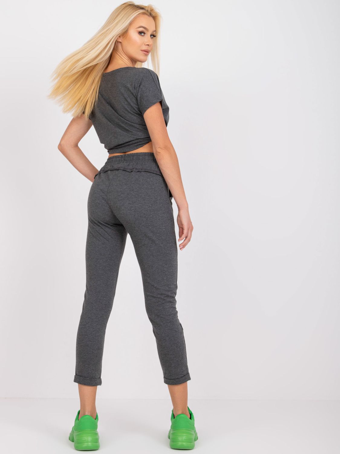 Stylische Jogginghose in Dunkelgrau