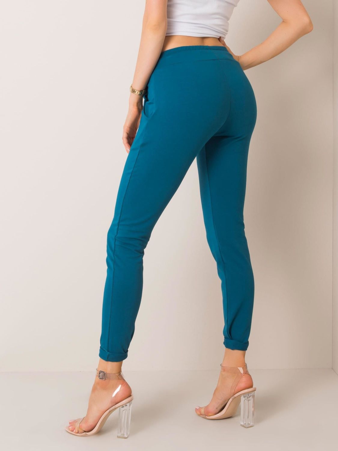 Meeres Sweatpants mit Applikation