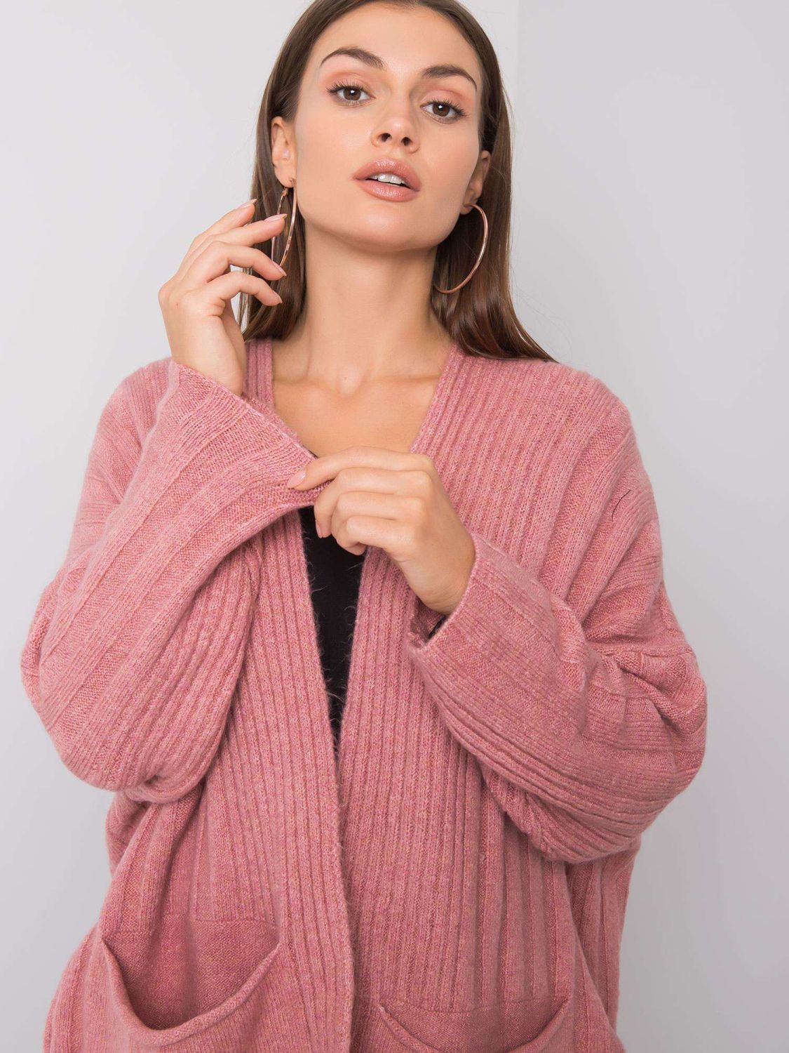 Rosa Strickjacke RUE PARIS