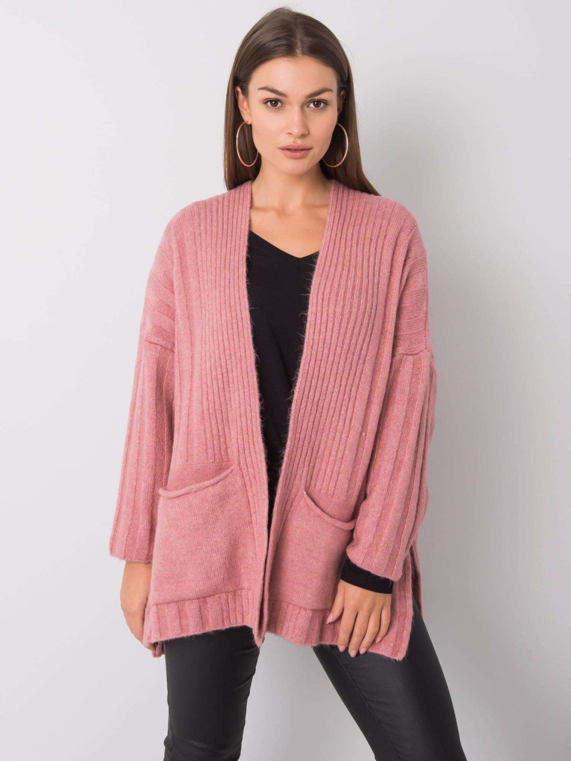 Rosa Strickjacke RUE PARIS