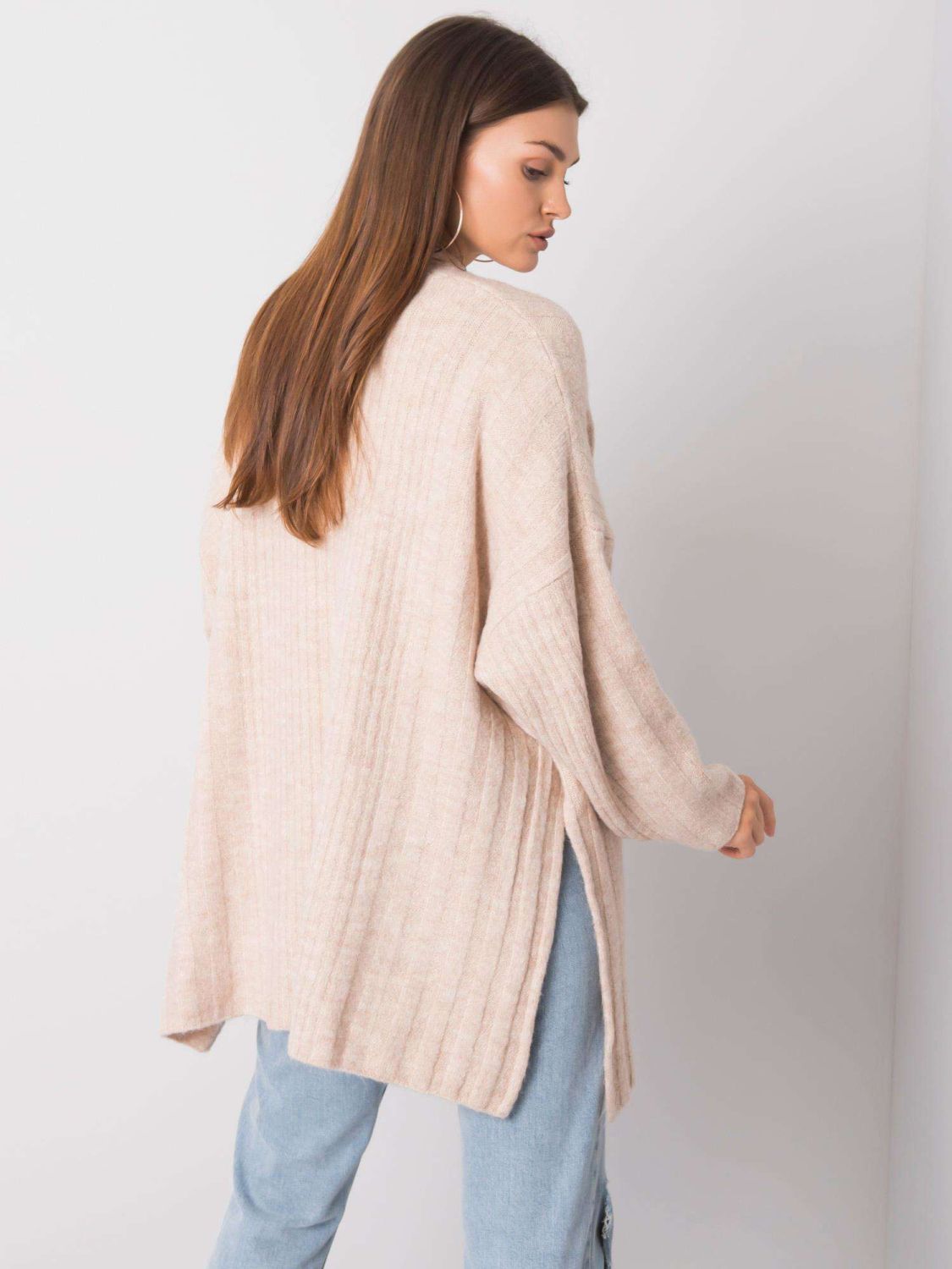 Beiger RUE PARIS Cardigan