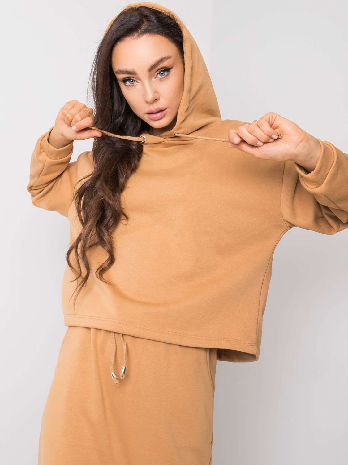 Camelfarbener Baumwollanzug RUE PARIS