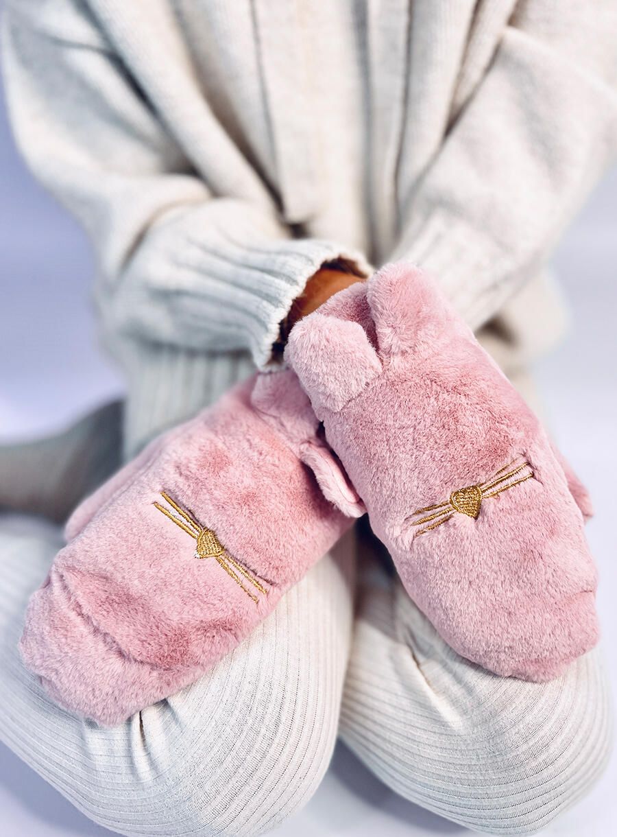 Fäustlinge für Damen Rosa