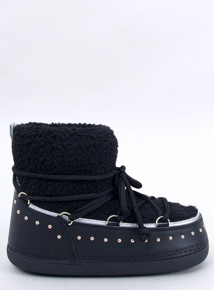 Winterstiefel mit Schnürung Schwarz