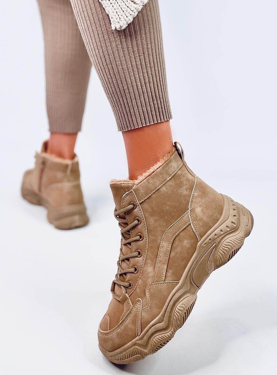 Damen-Winter-Sneaker Beige