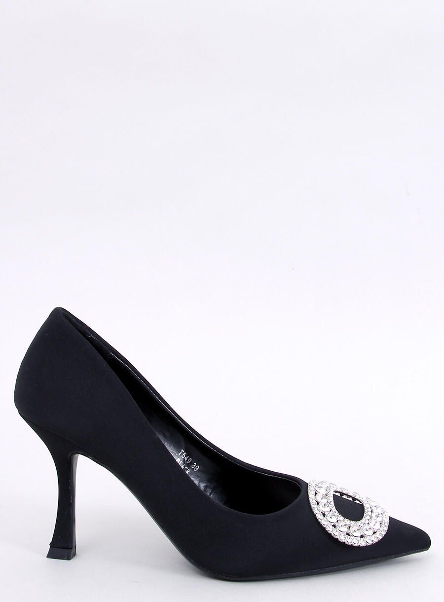 Pumps in eleganter spitzer Form Schwarz